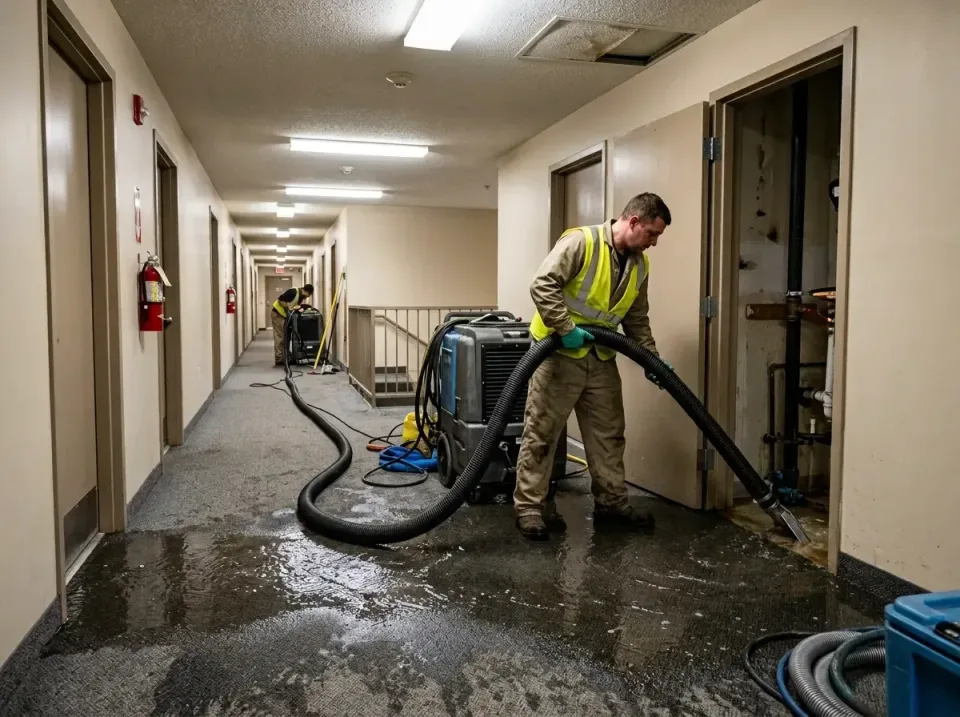 multi-unit-apartment-hallway-f-005 — frequently asked questions, Emergency Burst Pipe Water Extraction & Removal in Schofiel…